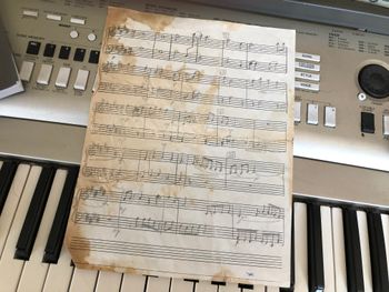 My first notation piece from High school - A side
