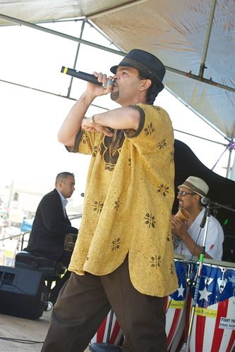 @ Malcolm X Jazz Festival, May 2011 with the John Santos Sextet
