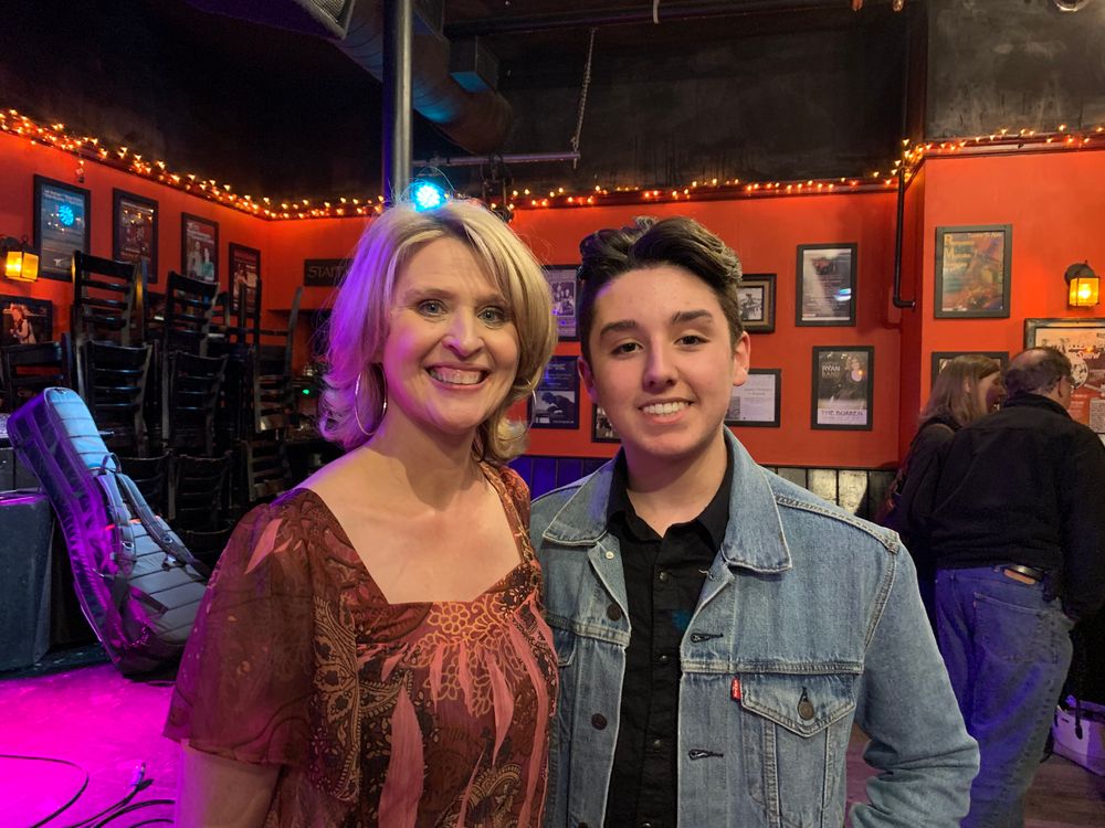 Michael with Jennifer Truesdale at The Burren, Somerville MA