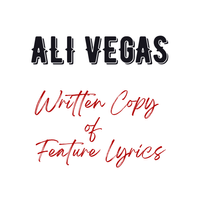 Written Copy of Feature Lyrics