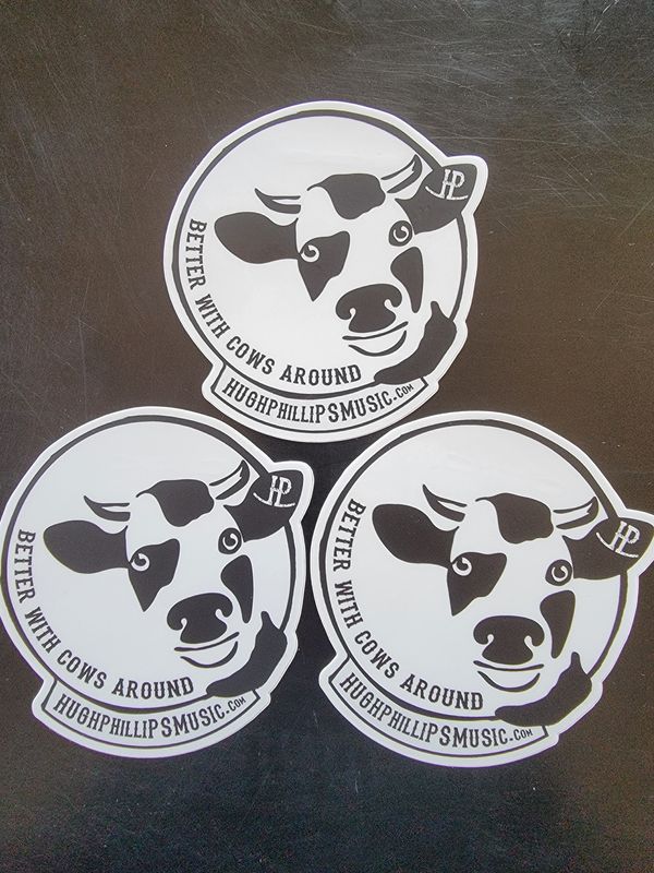 Cows Around Decal Large