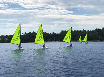 Summer sailors using Rec Dept boats
