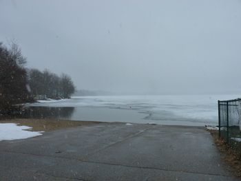 Waiting for the lake to thaw
