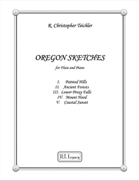 Oregon Sketches (Flute and Piano, E-Print)