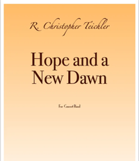 Hope and a New Dawn (Concert Band, Set of Parts, E-Print) 