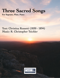 Three Sacred Songs - Soprano, Flute and Piano (E-Print)
