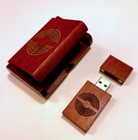 Complete Discgography Engraved Wooden USB Drive