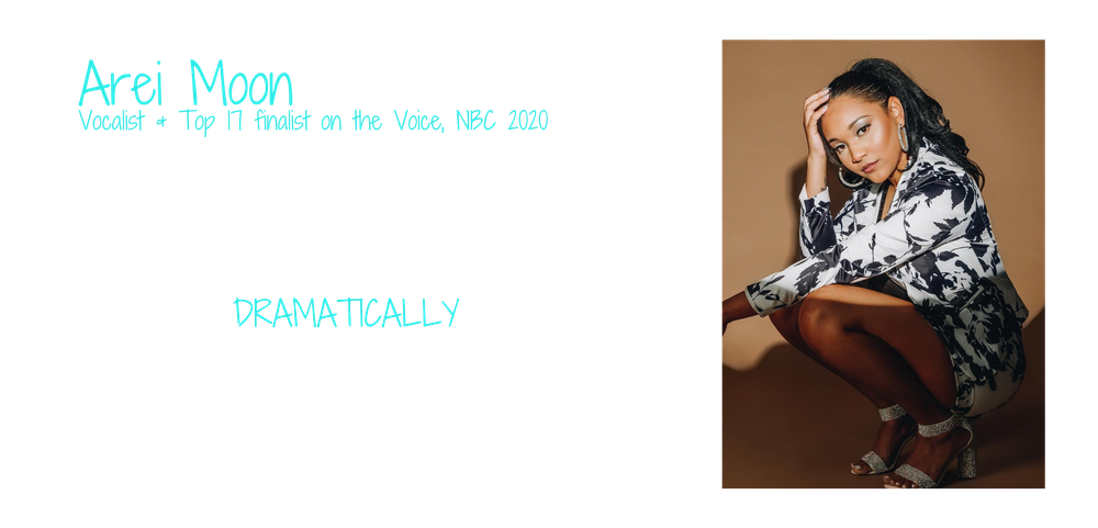 Arei moon the voice singer