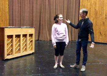 Vocal coaching another student at Wake Forest University
