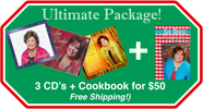 Ultimate Package - 3 CD's + Cookbook
