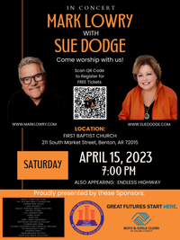 Sue Dodge in Concert with Mark Lowry