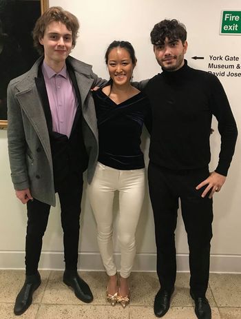After a Concert I shared with my colleagues Saki Kato and Dimitris Soukaras (5/11/19)
