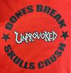 (RED) BONES BREAK SKULLS CRUSH T SHIRT