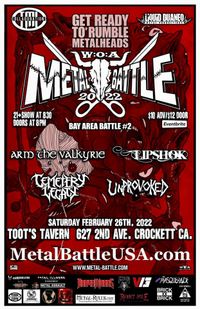 Metal Battle 2022 (Arm The Valkyrie, Lipshock, Cemetery Legacy & Unprovoked)