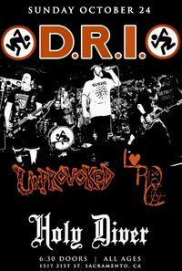 D.R.I., Re-Tox A.D., Unprovoked & Love Rage Chaos