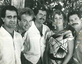 "Katz Caravan" Marcus, Dan Coulson, Scott Corey, Etoile Presnell-Bashore, Steve Wilcox. 1986
