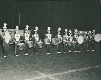 Drum Line, I'm 4th in from the left.
