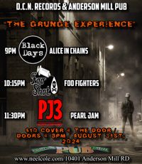 "The Grunge Experience" w/ Black Days - FooShot - PJ3