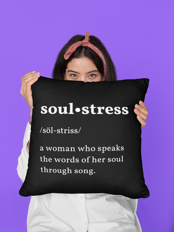 Soulstress Definition Throw Pillow