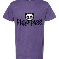 Freekbass Street Panda Tee - Heather Purple