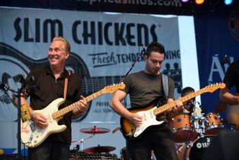 Anson & Dany Franchi at the King Biscuit Blues Festival, 2018
