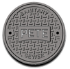 Pete Street Hole Cover Magnet