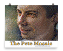 Pete Mosaic Art Print