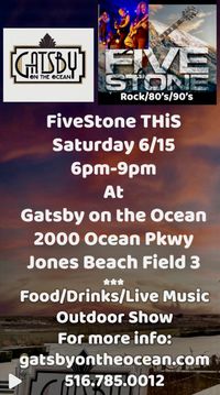 FiveStone Live at Gatsby on the Ocean