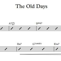 The Old Days Chords Sheet