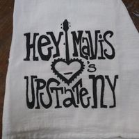 SOLD OUT/Limited Edition "Upstate NY" Flour Sack Towel