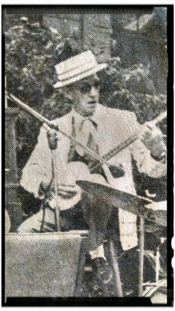 Dad with his Banjo
