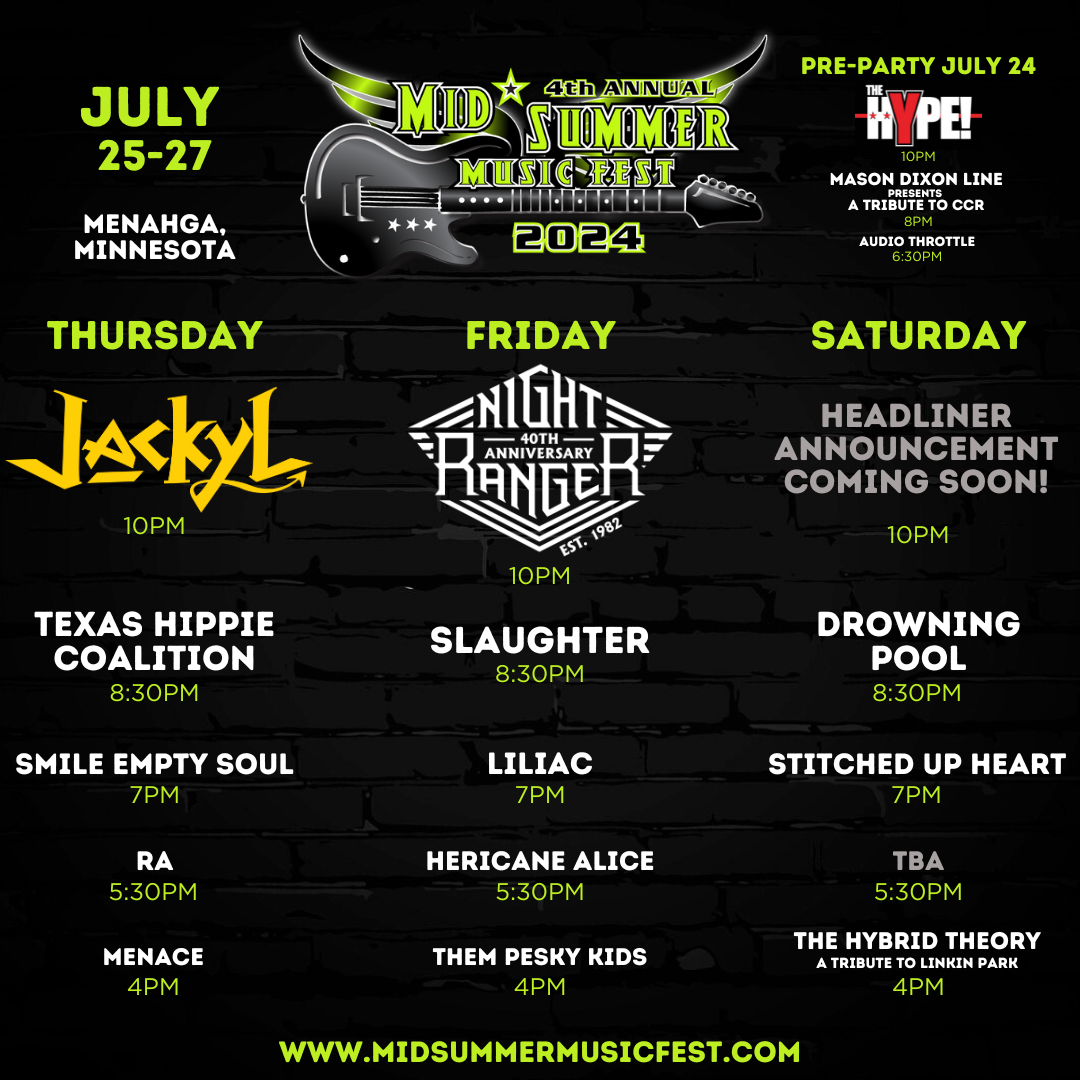 Mid Summer Music Fest 2024 Tickets and Lineup