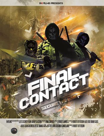 Poster I designed for R4 Films upcoming film series Final Contact
