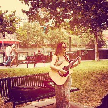 Busking in Southbank, Melbourne, VIC, Australia
