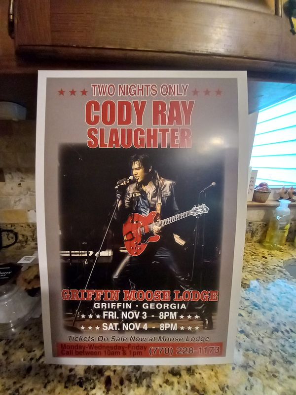 Cody Ray Slaughter Schedule