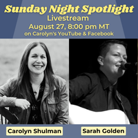 Livestream: Sunday Night Spotlight with Special Guest Sarah Golden!