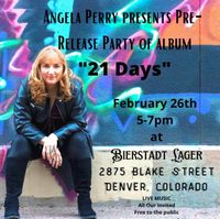 Angela Perry Album Pre-Release Party (Carolyn Shulman Opens)