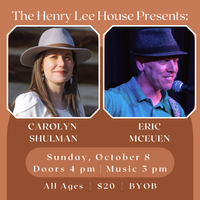 The Henry Lee House Presents:  Carolyn Shulman & Eric McEuen