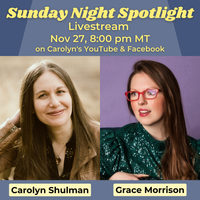 Livestream: Sunday Night Spotlight with Special Guest Grace Morrison! 