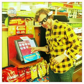 Hutch at the truck stop, en route to Greensboro, GA, March 2011
