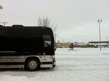 Tour Bus for 2012 Fall Tour. Somewhere in Saskatchewan...
