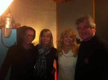 In the studio with with Eleanor McCain & Liona Boyd, Oct 27/12.
