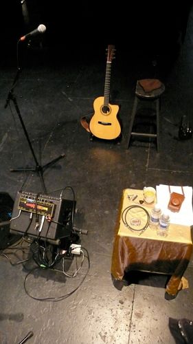 Stage Rig for John McDermott Band, 2010.
