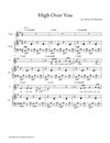 High Over You Piano Vocal Sheet
