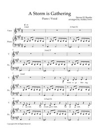 A Storm is Gathering Piano Vocal Sheet