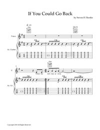 If You Could Go Back Guitar Tab Sheet