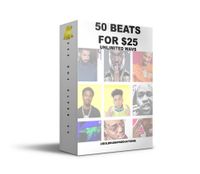50 unlimited wav beats for $25