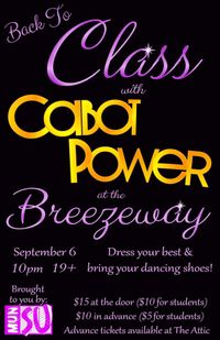 Back to Class with Cabot Power