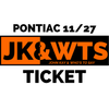 JK&WTS wsg Mannhattan, Funskmanship, and Wølfdarling | 11/27/2019 @ Pike Room (Pontiac, MI) | ALL AGES