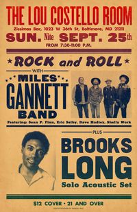 Miles Gannett Band with Brooks Long